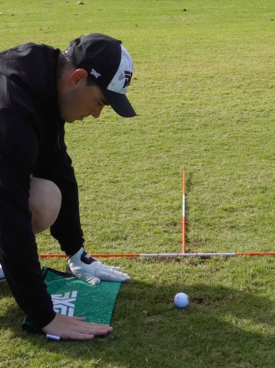Towel-Behind-Ball-websm Use a towel as an instant feedback tool with your golf drill